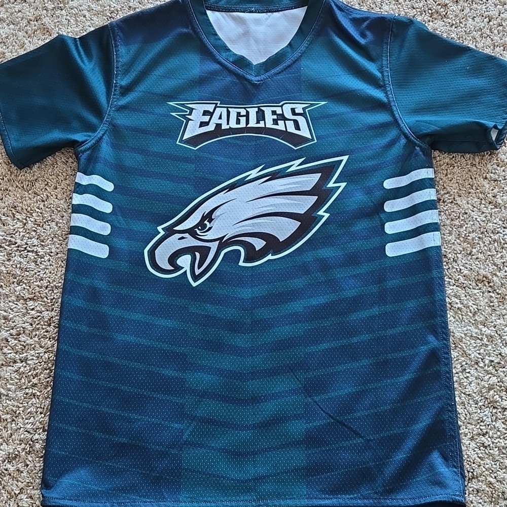 Philadelphia Eagles reversible jersey, youth lg (guess, no tag), Dry…